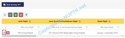 Memulai Pengisian SPT